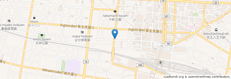Mapa de ubicacion de Sherlock Holmes en 일본, 도쿄도, 八王子市.