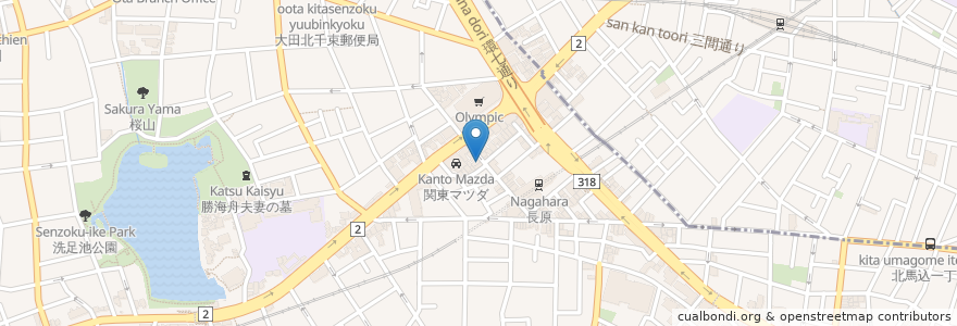 Mapa de ubicacion de さかえ薬局 en Japan, 東京都, 大田区.