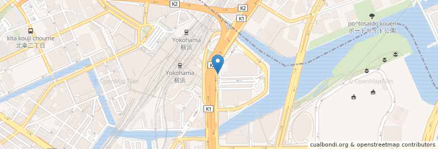 Mapa de ubicacion de 人形時計(からくり終了) en Япония, Канагава, Йокогама, Ниси, Канагава.