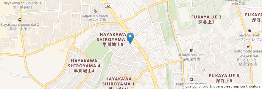 Mapa de ubicacion de エネオス en اليابان, كاناغاوا, 綾瀬市.