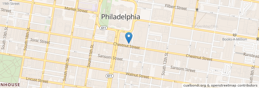 Mapa de ubicacion de Fogo de Chao en Stati Uniti D'America, Pennsylvania, Philadelphia County, Philadelphia.
