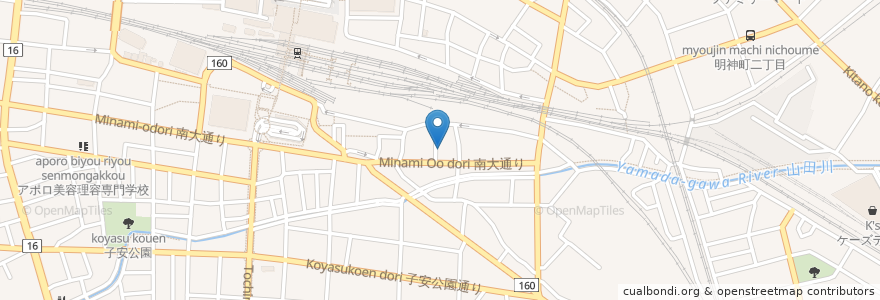Mapa de ubicacion de タイムズ en ژاپن, 東京都, 八王子市.
