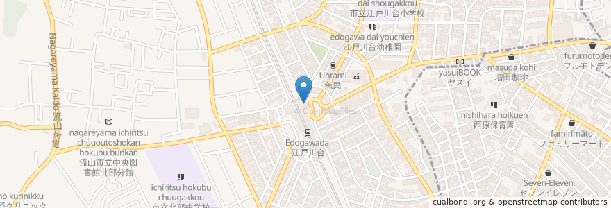 Mapa de ubicacion de さぼてん en اليابان, 千葉県, 流山市.