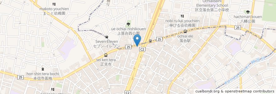 Mapa de ubicacion de からあげ とり多津 en 日本, 東京都, 中野区.