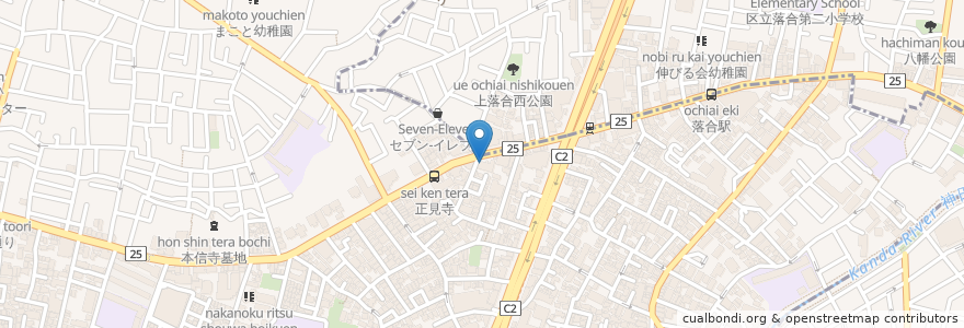 Mapa de ubicacion de パーゴラ en Japão, Tóquio, 中野区.