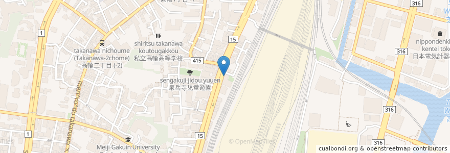 Mapa de ubicacion de BELFORT CAFE en اليابان, 東京都, 港区.