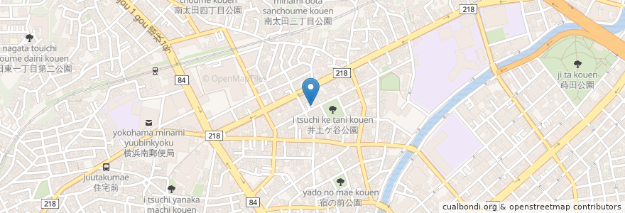 Mapa de ubicacion de 中村クリニック en اليابان, كاناغاوا, 横浜市, 南区.
