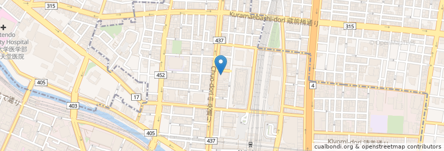 Mapa de ubicacion de パチンコ＆スロット アイランド秋葉原店 en 日本, 東京都, 千代田区.