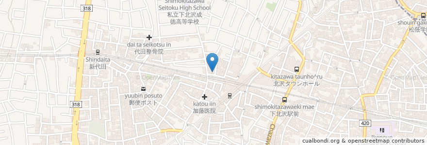 Mapa de ubicacion de 依田レディスクリニック en 日本, 东京都/東京都, 世田谷区.