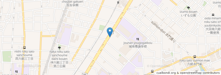 Mapa de ubicacion de びっくりドンキー en 日本, 東京都, 大田区.