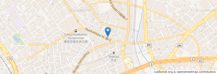 Mapa de ubicacion de サーティワンアイスクリーム en اليابان, 東京都, 渋谷区.