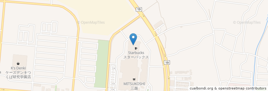 Mapa de ubicacion de MOVIX en Japón, Prefectura De Ibaraki, つくば市.