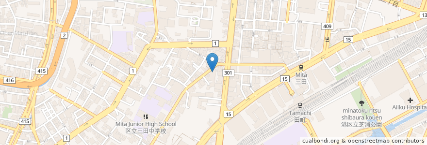 Mapa de ubicacion de IL Piatto en Japan, Tokyo, Minato.