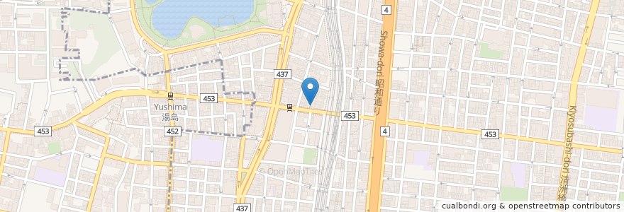 Mapa de ubicacion de かつや en Japan, 東京都, 台東区.