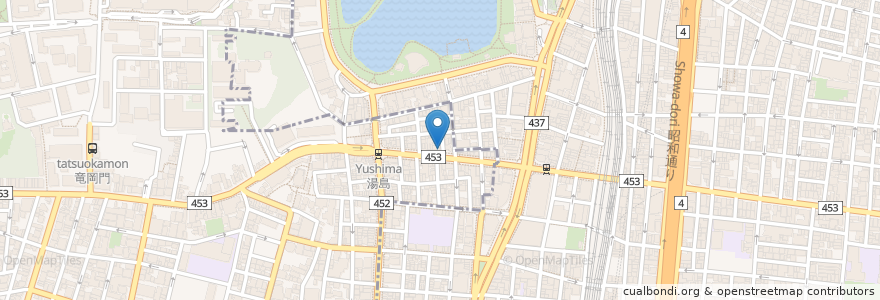 Mapa de ubicacion de デリー en 日本, 东京都/東京都, 台東区.