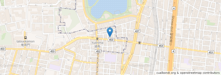 Mapa de ubicacion de Bistro MARUT en اليابان, 東京都, 台東区.