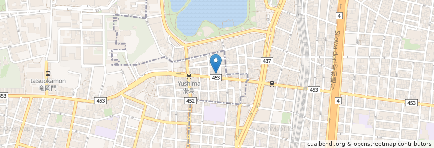 Mapa de ubicacion de チョン ハク トン en 日本, 東京都, 台東区.