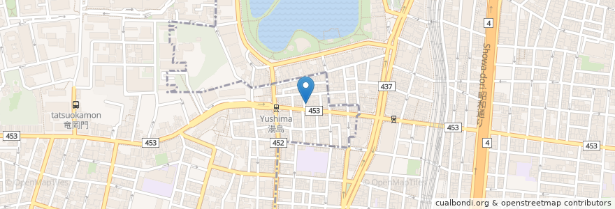 Mapa de ubicacion de すし八兵衛 en Japão, Tóquio, 台東区.