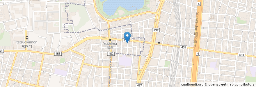 Mapa de ubicacion de 叙々苑 en ژاپن, 東京都, 台東区.