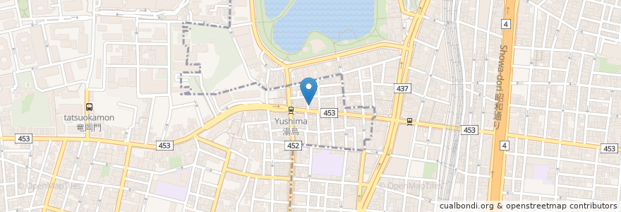 Mapa de ubicacion de 浜そば en 日本, 东京都/東京都, 台東区.