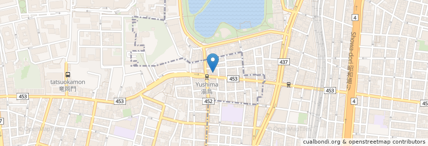 Mapa de ubicacion de 粋しょう en 日本, 东京都/東京都, 台東区.