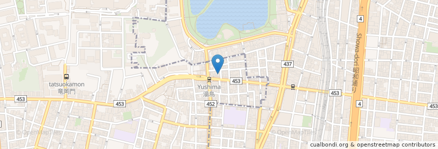 Mapa de ubicacion de すしざんまい en Jepun, 東京都, 台東区.