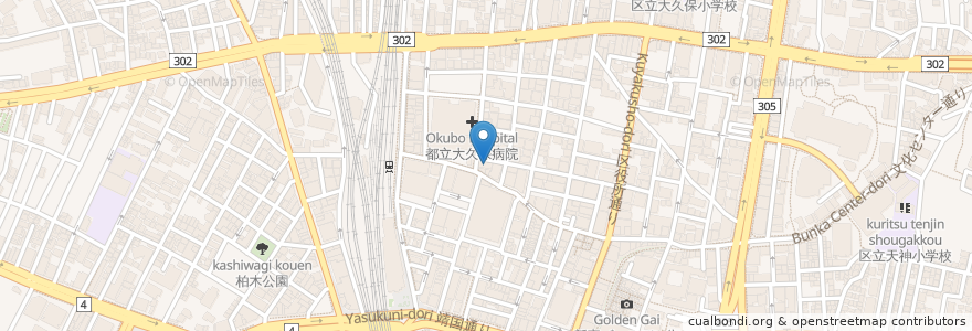 Mapa de ubicacion de Ramen Jiro Shinjuku Kabukicho en Japan, Tokyo, Shinjuku.
