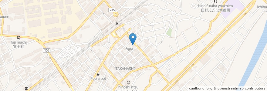 Mapa de ubicacion de 三井のリパーク en Japão, Tóquio, 日野市.
