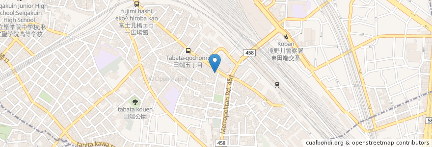 Mapa de ubicacion de さいとうラビットクリニック en Japão, Tóquio, 北区.