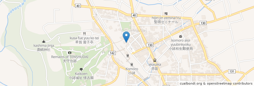 Mapa de ubicacion de 小諸駅前交番 en Japan, Nagano Prefecture, Komoro.