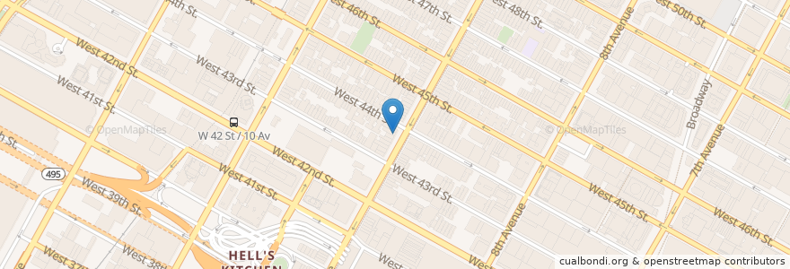 Mapa de ubicacion de Duane Reade en アメリカ合衆国, ニューヨーク州, New York, New York County, Manhattan, Manhattan Community Board 4.