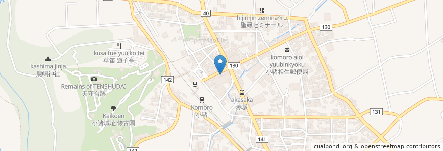Mapa de ubicacion de ちゃんちき en Japan, 長野県, 小諸市.