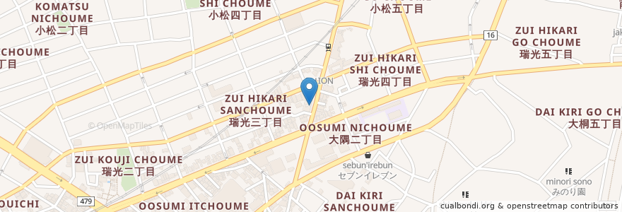 Mapa de ubicacion de BOSS en Japón, Prefectura De Osaka, Osaka, 東淀川区.