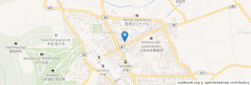 Mapa de ubicacion de 相生会館 en Japon, Préfecture De Nagano, 小諸市.