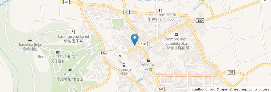 Mapa de ubicacion de スナック ラブリー en Japonya, 長野県, 小諸市.