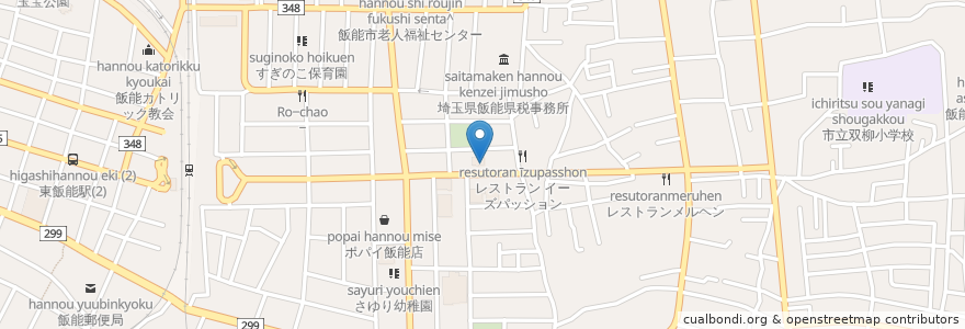 Mapa de ubicacion de 福六十 en Japonya, 埼玉県, 飯能市.