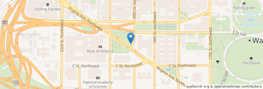 Mapa de ubicacion de Capital BikeShare en United States, Washington, D.C., Washington.