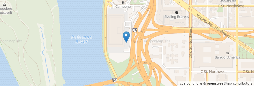Mapa de ubicacion de Kennedy Center en 美利坚合众国/美利堅合眾國, 华盛顿哥伦比亚特区/華盛頓特區哥倫比亞特區, 华盛顿/蓽盛頓.