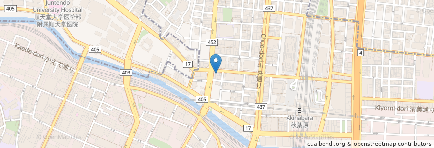 Mapa de ubicacion de 小諸そば en Japão, Tóquio, 千代田区.
