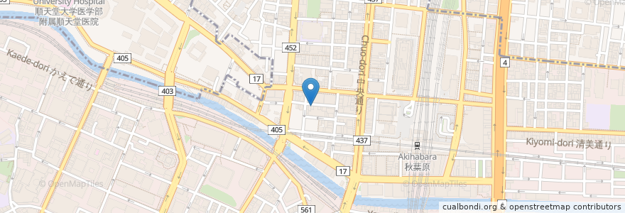 Mapa de ubicacion de Grand Pirates Cafe & Bar en Япония, Токио, Тиёда.