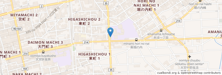 Mapa de ubicacion de 吉沢クリニック en Jepun, 埼玉県, さいたま市, 大宮区.