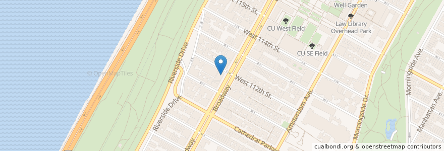 Mapa de ubicacion de Chase en Vereinigte Staaten Von Amerika, New York, New York, New York County, Manhattan.