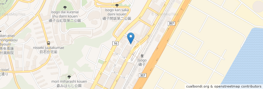 Mapa de ubicacion de 佐藤耳鼻咽喉科医院 en 日本, 神奈川県, 横浜市, 磯子区.
