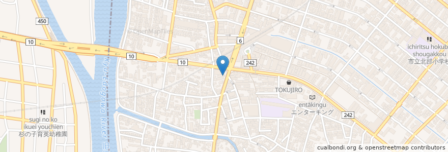 Mapa de ubicacion de 猫実中央整骨院 en 日本, 千葉県, 浦安市.