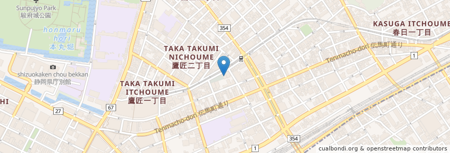 Mapa de ubicacion de 華陽院 en 日本, 静冈县, 静岡市, 葵区.