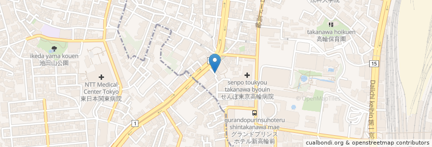 Mapa de ubicacion de 森歯科医院 en Jepun, 東京都.