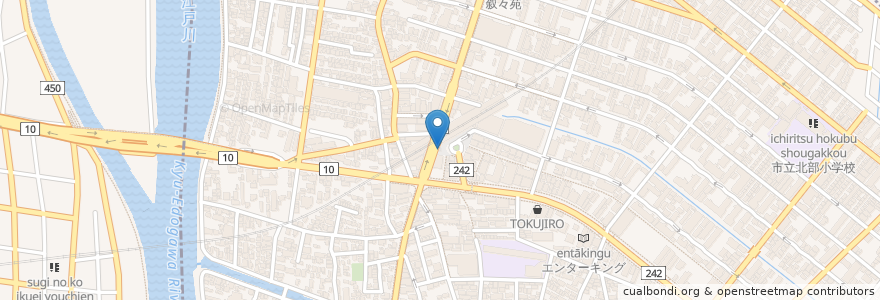 Mapa de ubicacion de 浦安駅前交番 en 日本, 千葉県, 浦安市.