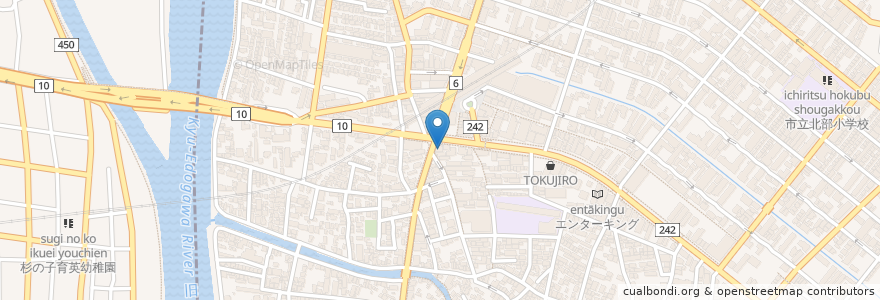 Mapa de ubicacion de すき家 en Giappone, Prefettura Di Chiba, 浦安市.