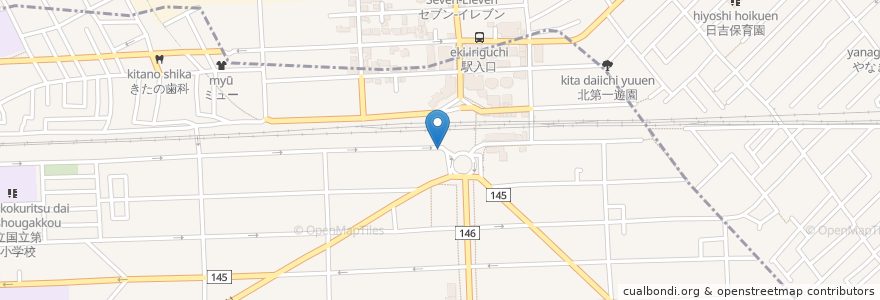 Mapa de ubicacion de さかなや道場 en اليابان, 東京都, 国分寺市.
