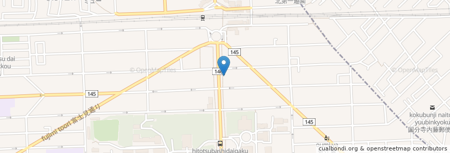 Mapa de ubicacion de 洋麺屋五右衛門 en 日本, 东京都/東京都, 国分寺市.